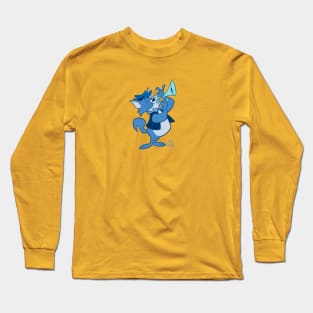 JAZZ CAT PLAYING TRUMPET Long Sleeve T-Shirt